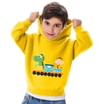 thumbnail image 4 of YUNAFFT Unisex Hooded Sweatshirt Printed Pullover with Playful Patterns for Casual Everyday Style, 4 of 5