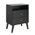 thumbnail image 2 of Home Square 2-Piece Set with Modern Tall Nightstand and Tall 6-Drawer Chest, 2 of 16