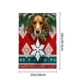 thumbnail image 4 of Amhnf Christmas Cocker Spaniel Garden Flag With Snowflake And Pine Design For Home Outdoor Garden Yard Decor 12x18 inch, 4 of 5
