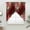 Green Red Deep Red, variant on Cardinal Bird Swag Valances for Windows, Kitchen Curtains 36 Inch Length 2 Panels Set, Poinsettia Pine Cones Berry Flowers Red Plaid Short Curtains for Small Windows Rod Pocket Cafe Curtains 28"x36"