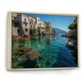 thumbnail image 2 of Designart "Italy Amalfi Coast beautys" Nautical & Beach Floater Framed Canvas Wall Art, 2 of 7