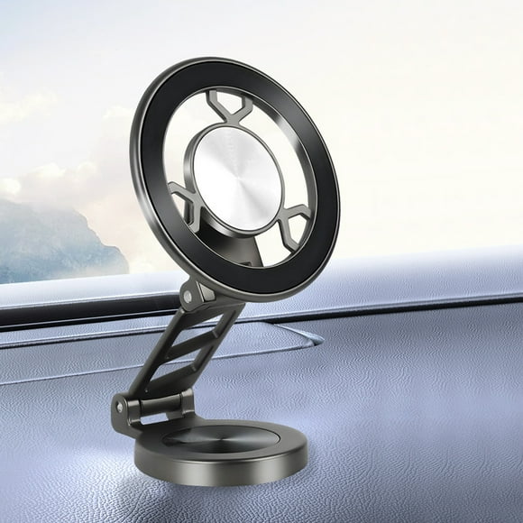 EGNMCR 360 Degree Omnidirectional Rotation Of Car Dashboard Center Console Magnetic Folding Alloy Phone Bracket Magnetic phone holder