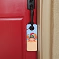 thumbnail image 4 of Pirate Crab on the Beach with Hook and Coin Plastic Door Knob Hanger Sign, 4 of 6