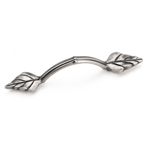 Laurey 25006 3 in. Leaf Pull - Antique Pewter