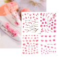 thumbnail image 1 of 4 piezas de pegatinas de uñas de agua de diseño de invierno Set árbol de Navidad arte de uñas calcomanía negro hojas de verano DIY manicura Slider NFSTZ1066-1113 Tan Jianjun  unisex, 1 of 2