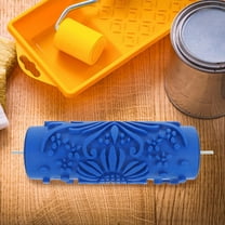 OUNONA Embossing Texture Paint Roller Smooth Finish for Walls Ceilings Crafts