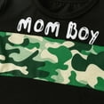 thumbnail image 5 of Outfits For Boys Kids Summer Beach Short Sleeve Letter T Shirts Tops Camouflage Shorts Clothes Set 1-5 Years Toddler Boy Clothes Black 12 Months-18 Months, 5 of 6
