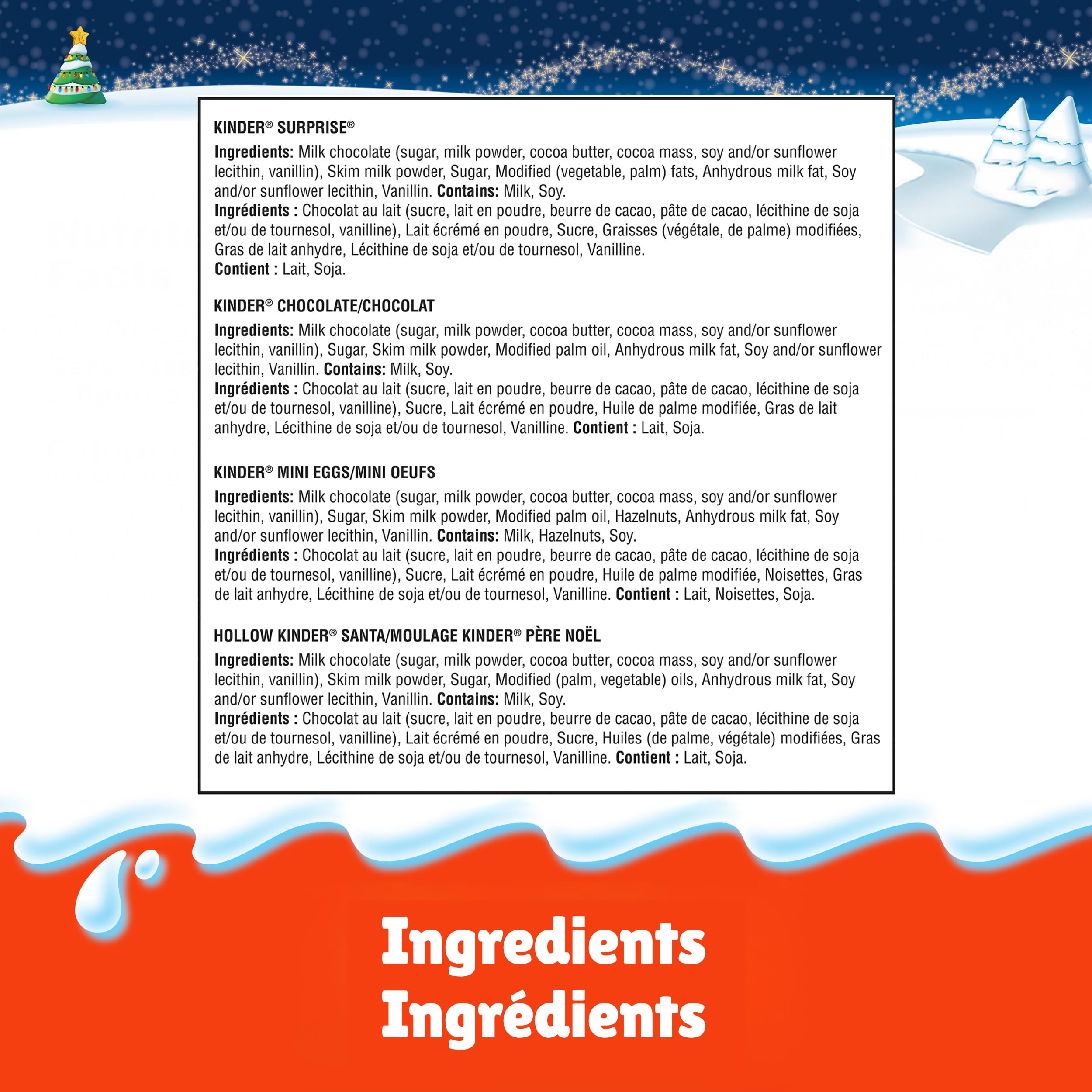 KINDER MIX Holidays Variety Pack with Surprise Plush Toy and 7 Additional KINDER Holiday Chocolate Treats, 116g (Plush Toys Vary), 116 g with 7 treats inside