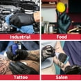 thumbnail image 4 of Supmedic Powder Free Nitrile Disposable Gloves, X-Large, Black, 100 Count, 4 of 7