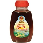 (3 pack) (3 Pack) Aunt Jemima Country Rich Homestyle Syrup, 8 Fl Oz