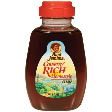 (3 pack) (3 Pack) Aunt Jemima Country Rich Homestyle Syrup, 8 Fl Oz