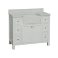 thumbnail image 4 of KBC Yorkshire 42" Wood Vanity w/ Engineered Marble Stone in White, 4 of 8