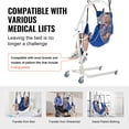 thumbnail image 2 of KFFKFF Universal Patient Transfer & Bath Sling - Large, Durable Polyester Aid for Elderly, Disabled, Bedridden - Safe Lifting up to 500LBS, 2 of 9