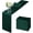 Forest Green, variant on Gold Table Runner 12x108 Inch, Bright Silky Smooth Satin Table Runner for Birthday Wedding Party Banquets, Luxury Seamless Design for 6-8 Person Tables