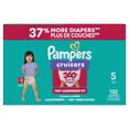 thumbnail image 1 of Pampers Diapers - Cruisers 360° - Size 5, up to 100% Leakproof Fit, Designed for Active Babies, Pull On Diaper, EZ Off Tabs Designed for Easy Changes, 1 of 21