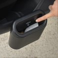 thumbnail image 3 of Hanging Car Trash Can Vehicle Garbage Dust Case Storage Box ABS Square Pressing Trash Bin Auto Interior Accessories Direct Sales, 3 of 5