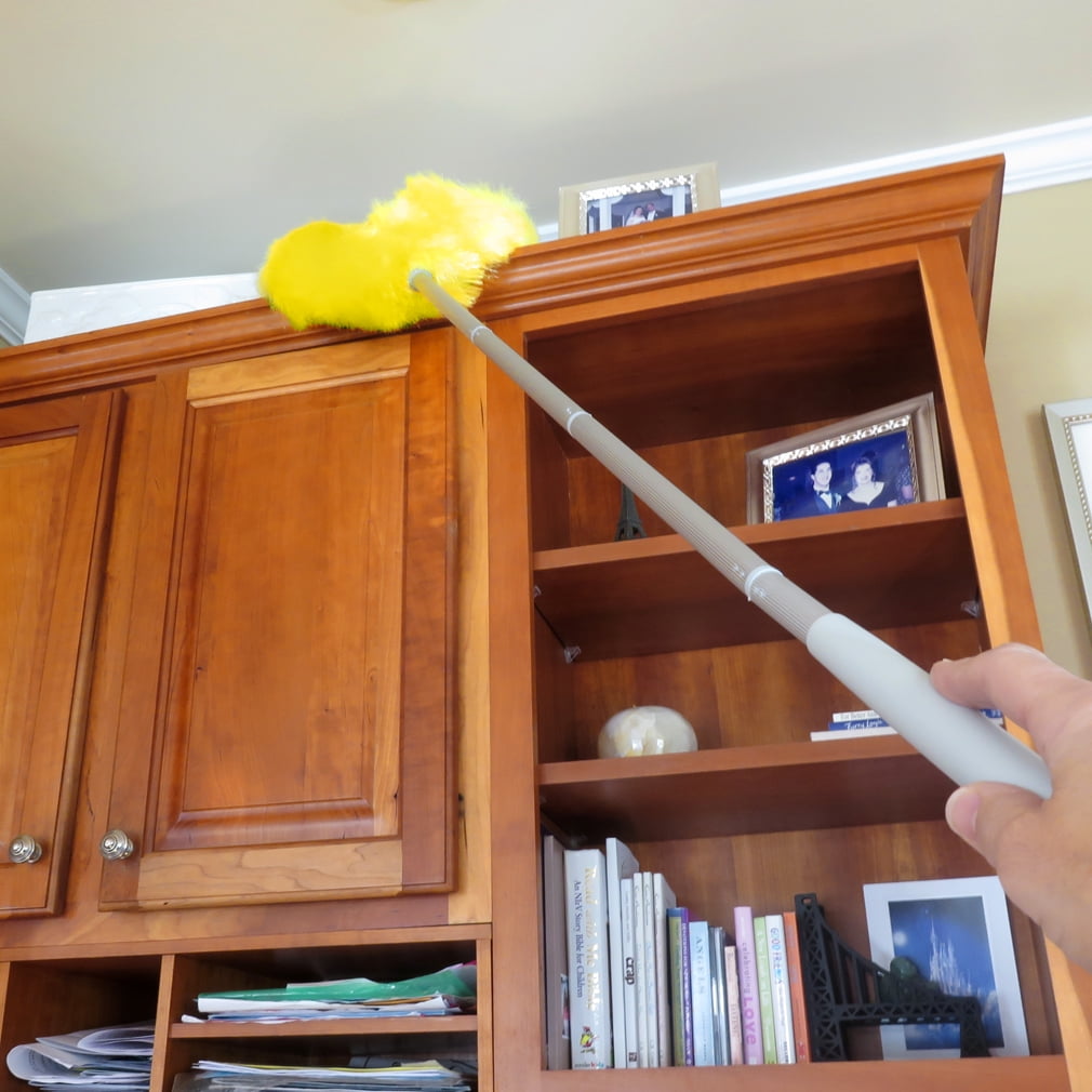 Ceiling Fan Duster Ecloth Dusting Wand Cleans Under Evelots Removable And Washable Microfiber Ceiling Fan Duster Com