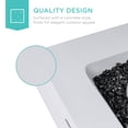 thumbnail image 6 of Best Choice Products 35x35in 40,000 BTU Outdoor Square Propane Fire Pit Table w/ Side Table Tank Storage, Cover - Gray, 6 of 8