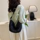 thumbnail image 4 of Bolso de hombro japonés de gran capacidad para estudiantes, Bolso de satchel coreano con bolas de masa hervida (negro), 4 of 5