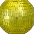 thumbnail image 3 of Northlight Mirrored Disco Ball Christmas Ornament - 6" (150mm) - Golden Yellow, 3 of 4