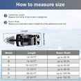 thumbnail image 6 of Kayme 1200D Heavy Duty Boat Cover for 10-16 ft Boats, with Reinforced Windproof Straps, Waterproof, Grey, 6 of 6
