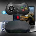 thumbnail image 4 of EVA Hard Shell Carrying Case Compatible with 8Bitdo NEOGEO/M30 Game Controllers, Shockproof Protective Travel Zipper Bag for Storage-Black, 4 of 9