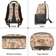 thumbnail image 6 of Aplkyhs School Backpack for Boys Girls Ages 6-18 Ergonomic Padded Adjustable Straps Large Capacity Multi Compartment Bookbag for Elementary Middle High School Capybara Orange, 6 of 7