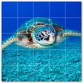 thumbnail image 1 of Picture-Tiles.com: Turtle Ceramic Tile Wall Mural WAL501075-55M. 30"W x 30"H using (25) 6" x 6" Ceramic Tiles-Satin Finish, 1 of 3