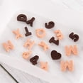thumbnail image 5 of RnemiTe-amo Silicone Letter Mold and Number Chocolate Molds,Alphabets & Numbers Candy Baking Mold with Happy Birthday Cake Decorations Symbols for DIY Chocolates, Candies or Fondant, 5 of 9