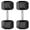 45LB, PAIR, variant on Iron Crush Hex Dumbbells - Heavy Duty PVC Coated Weights, Chrome-Plated Knurled Handles - Workout, Exercise, Lifting, Body Building Home Gym Training Gear - 3 Lb to 50Lb Options - Sold in Pairs