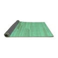 thumbnail image 2 of Ahgly Company Indoor Rectangle Abstract Turquoise Blue Contemporary Area Rugs, 3' x 5', 2 of 4