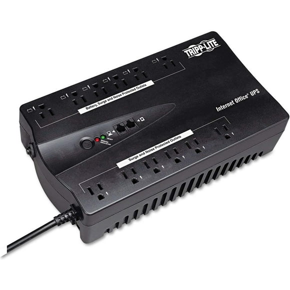 No-Break TRIPP-LITE - 900 VA, 480 W, Negro, Hogar y Oficina Tripplite INTERNET900U