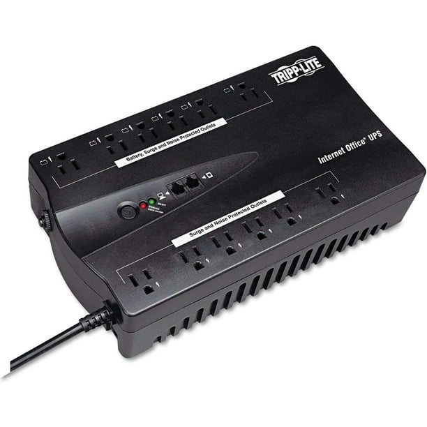 No-Break TRIPP-LITE - 900 VA, 480 W, Negro, Hogar y Oficina Tripplite INTERNET900U