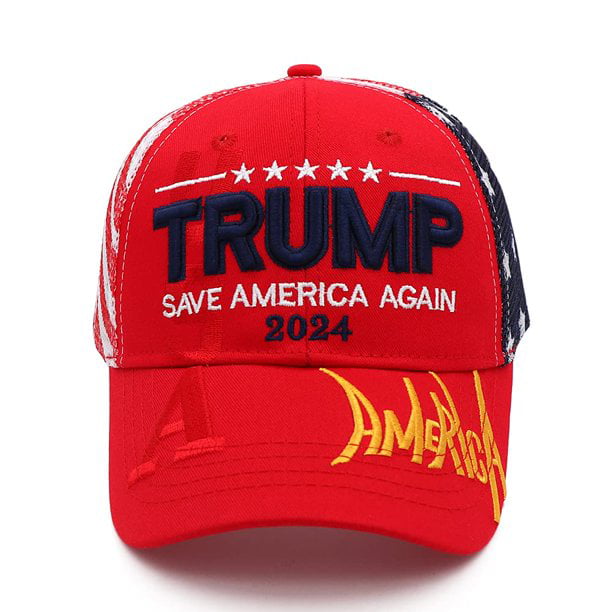 Unisex Donald Trump 2024 Bucket Hats Save America Again Baseball Caps USA Flag Embroidery MAGA Trump Hats 