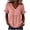Pink, variant on Womens Summer Tops 2026 Dressy Casual Ruffle Sleeve Blouses V Neck Loose Fit Work Tunic Tops White L