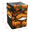 thumbnail image 5 of Thanksgiving Pumpkin Pie Foldable Car Garbage Can with Lid, Leak-proof, Hanging Storage Bag - Trash Can for Car, Car Trash Can, 5 of 6