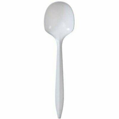 400 Disposable Plastic Spoons Nicole Home Collection Cutlery Medium Weight 