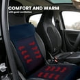 Zone Tech Car Heated Seat Cover Cushion Hot Warmer 12V Heating Warmer