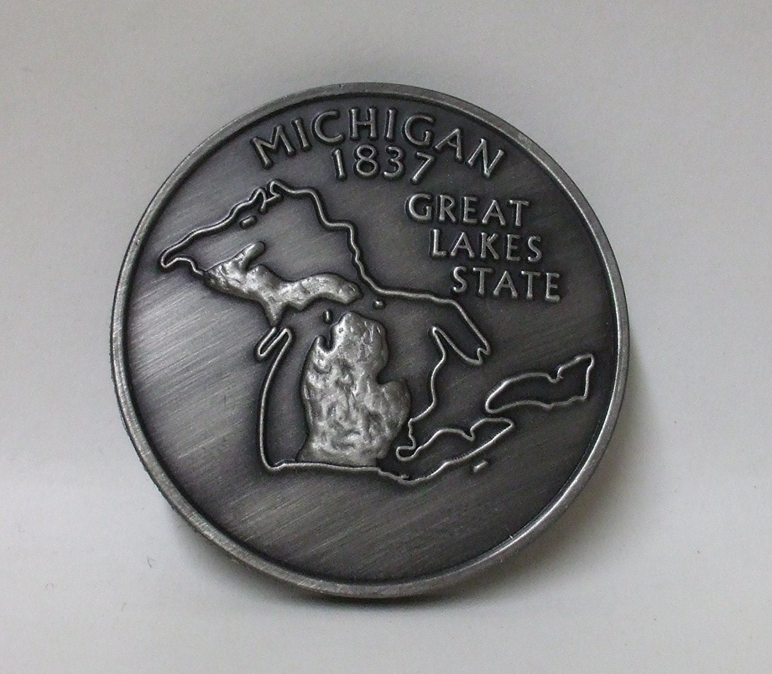 Michigan Collectable Pewter Each measures 1.5 By