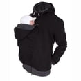 thumbnail image 2 of Fashionable Multifunctional 3 In 1 Dad Kangaroo Jacket Sweatshirt Maternity Men's Jacket, 2 of 5