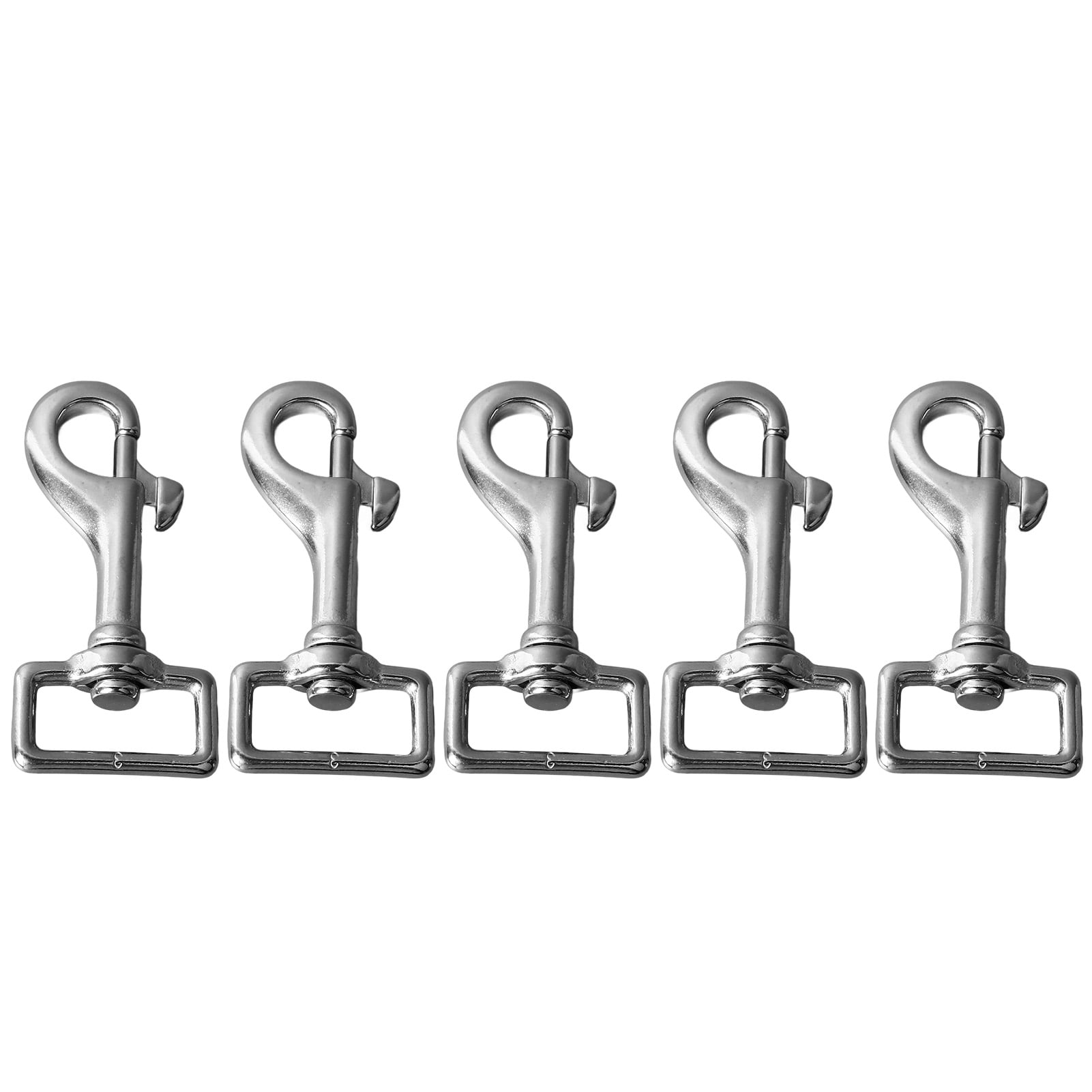 5PCS 27mm Square Tail Snap Hooks 360 Degree Rotating Hook 316