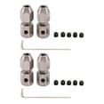 thumbnail image 1 of 4Pcs RC Barco Acoplamiento Flexible CNC Acero Inoxidable Flex Collet Acoplador, 3.18X4mm, 1 of 5