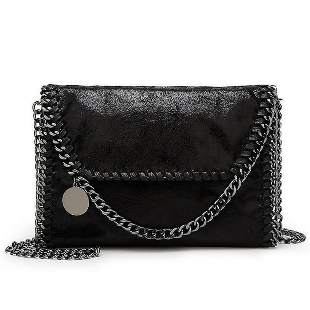 Women s Bag Casual Shoulder Crossbody Bag Chain Bag Small Women s Black black chain Walmart