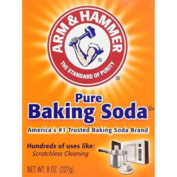 Arm & Hammer Pure Baking Soda 8 oz Box (Pack of 6)
