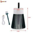 thumbnail image 5 of Spencer Rechargeable Mosquito Killer USB LED Light Electrc Electric Indoor Lamp Fly Bug Insect Zapper Trap Pest for Home Outdoor Camping (Gray - no switch), 5 of 9