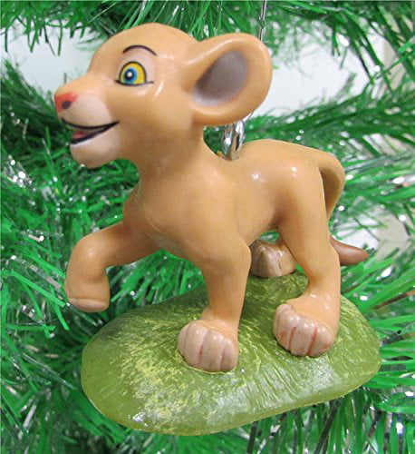 Scar LION KING 9 Piece Christmas Ornament Set Featuring Simba Zazu Timon Ornaments Average 2 to 3 Tall Hyena's Ornaments Average 2 to 3 Tall Rafiki and Mufasa Hyenas Nala 