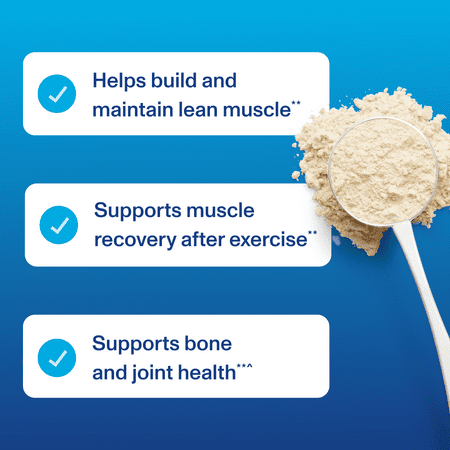 Vital Proteins Whey Protein + Collagen Peptides Powder, Supports Lean Muscle, Recovery and Joint Health, Vanilla, 21.7oz