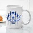 thumbnail image 3 of CafePress - Blue Angels Fighter Planes - 11 oz Ceramic Mug - Novelty Coffee Tea Cup, 3 of 4