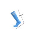 thumbnail image 2 of AUQ 2Pcs Soccer Socks,Professional Shin Guard Design Youth Soccer Socks,Secure Strap System Football Socks,Black, 2 of 2