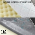 thumbnail image 7 of KSIIA 29" Waterproof Orthopedic Dog Bed for Medium Dogs, Dog Crate Bed with Removable Washable Cover, 7 of 7